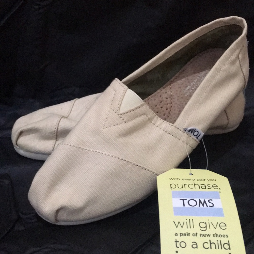 Toms Natural Canvas Women’s Classic Shoes Flats
